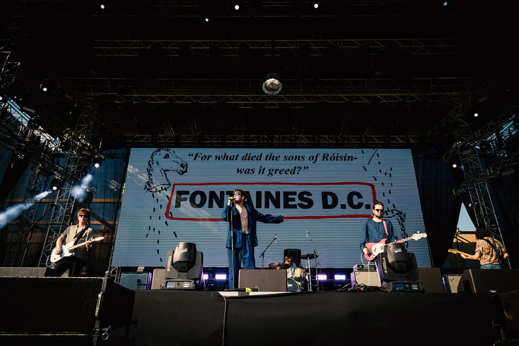 Οι Fontaines Dc στη σκηνή του Release Athens Festival 2019